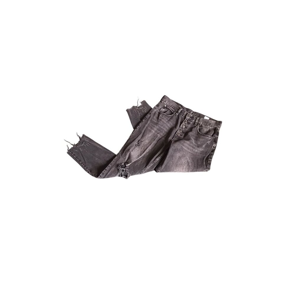 We The Free Black Distressed Skinny Jean